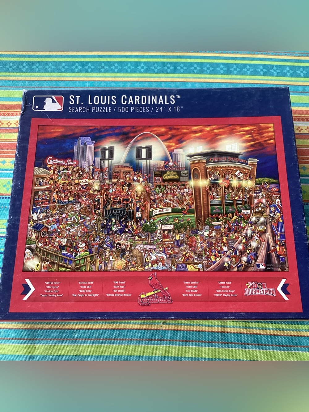 St Louis Cardinals 500 piece Jigsaw Puzzle - “Find Joe Journeyman”